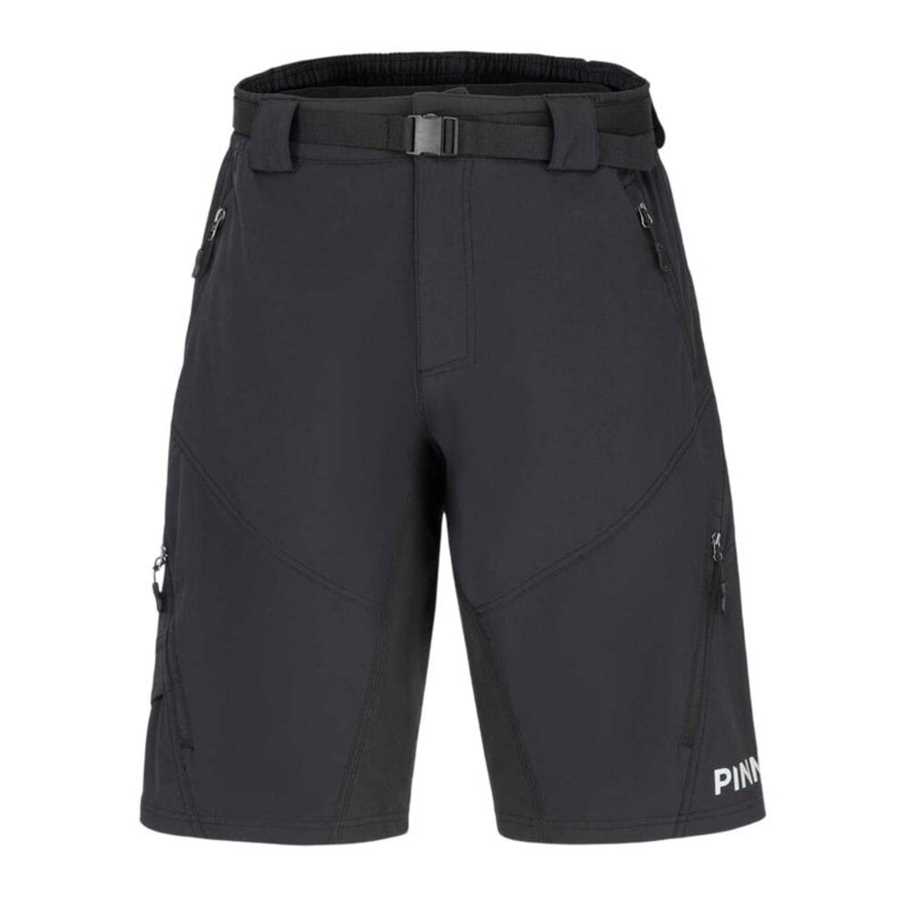 Pinnacle Mens 2 in 1 Cycling Shorts / Black